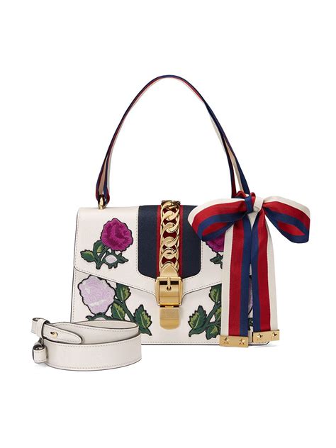 gucci white sylvie embroidered bag price philippines|gucci greenbelt 4 locations.